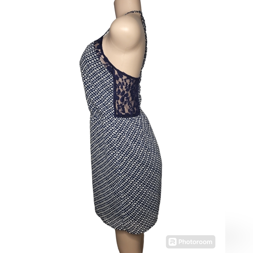 Geometric Pattern Spaghetti Strap Dress - Picture 3 of 8